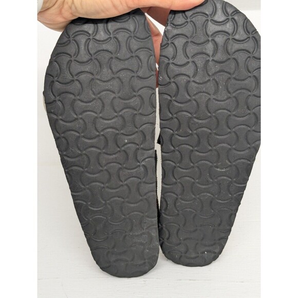 Naot Womens Hawaii Slide Sandals Silver Leather Rhinestone Wedge Slip On 9 EUR40 - Picture 7 of 7